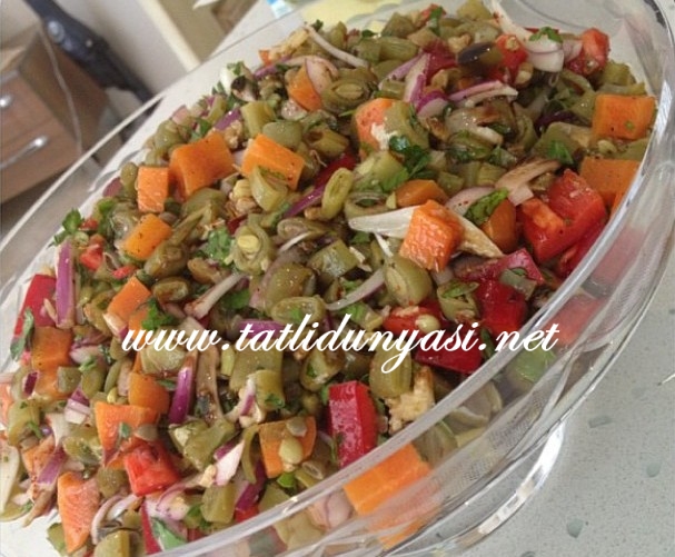 Taze Fasülye Salatası